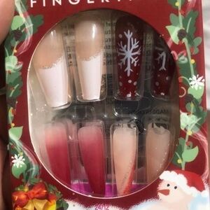 Coffin/Ballerina Shaped Press-On Nails